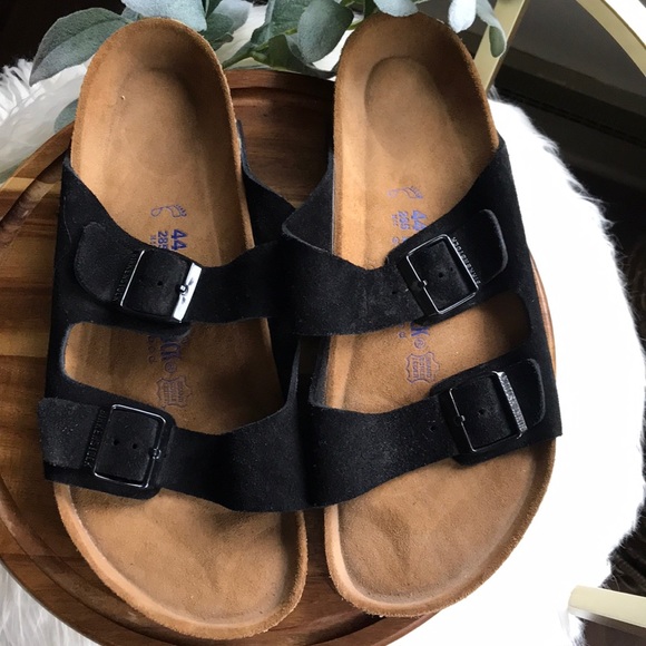 Birkenstock Other - Birkenstock Arizona Soft Footbed. Black Suede